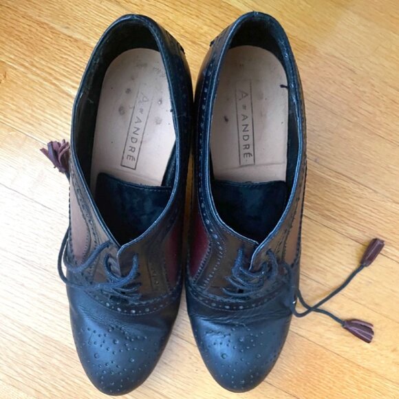 Derbies Black and burgundy - Picture 2 of 7